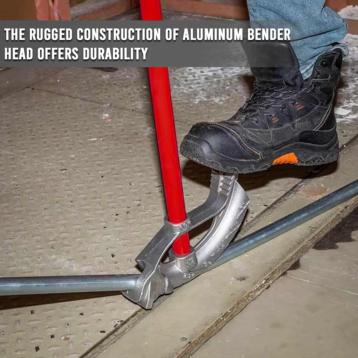 1/2” EMT Bender Hand Bender with Head and Steel Handle Aluminum